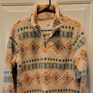 Womens NEW Fleece Pullover-Size Medium